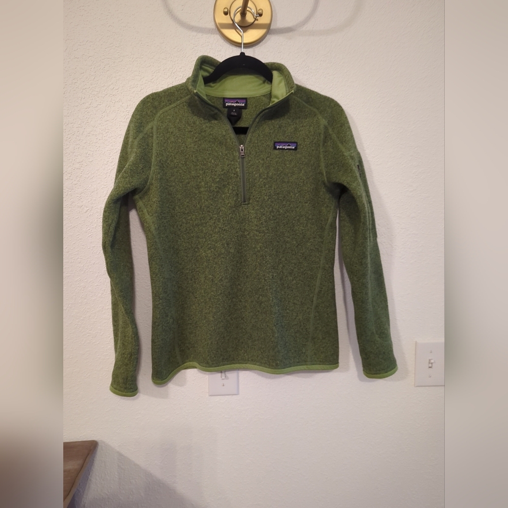 Patagonia W Better Sweater 1/4 Zip Pullover Supply Sz Small